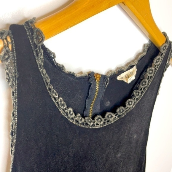 POL | Women’s Charcoal Quarter Zip Back Halter Top, Size S - Picture 3 of 8